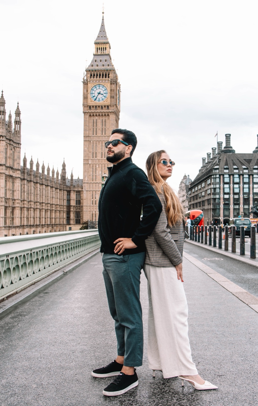 Exhibit C — two detectives close the case at Big Ben